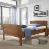 Hohes Bett Florentina aus Buche Massivholz