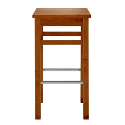 Holz Barhocker aus Kiefer in Bernstein - Zytras