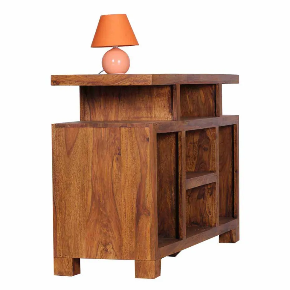 Holz Design Sideboard Hoslo als offenes Regal
