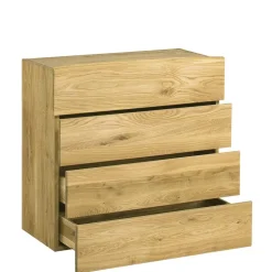Holz Garderoben Set aus Eiche - Avidora (vierteilig)