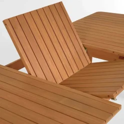 Holz Gartentisch mit Butterflyauszug - Delphio