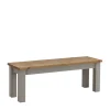 Holzbank Ziamora in Grau Kiefer massiv