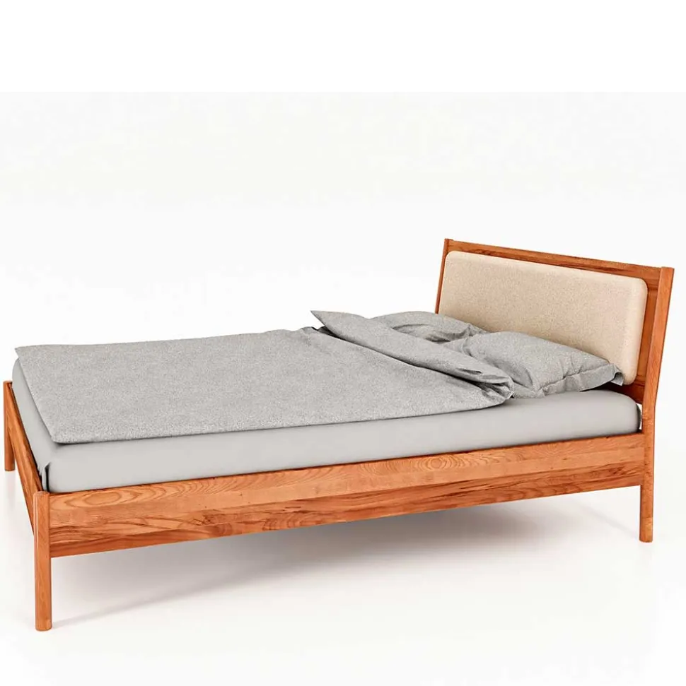 Holzbett aus Wildbuche Natur - Indrya