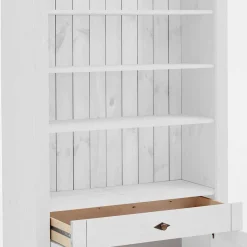 Holzregal mit Türfach im Landhausstil - Mirandesca