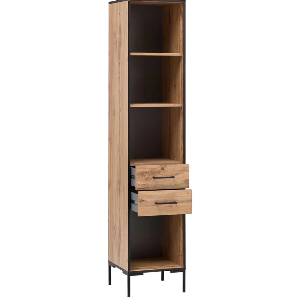 Home Office Regal in Eiche Optik - Zustic