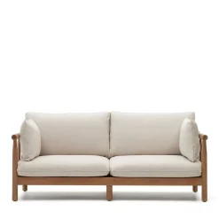 Indoor Outdoor Sofa in Cremefarben - Perconia