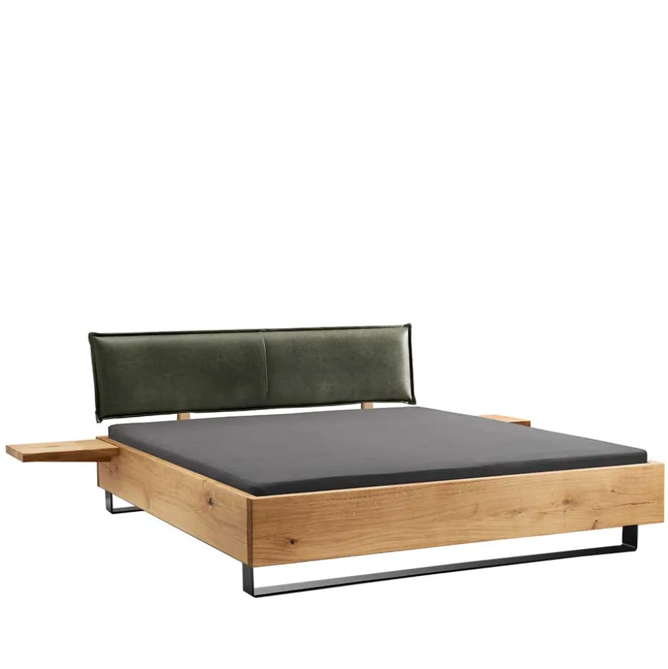 Industrial Bett & Nachttische Set - Greta (dreiteilig)