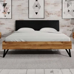 Industrial Bett mit 190 cm Länge - Mandirov