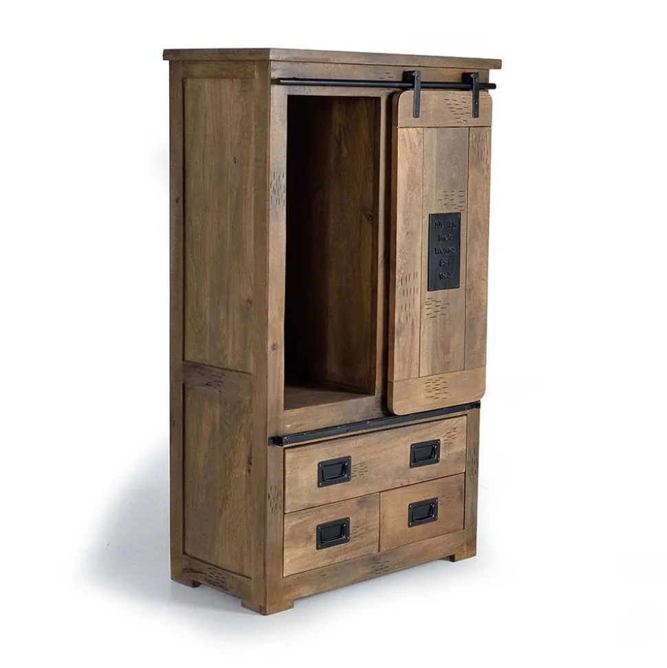 Industrial Design Highboard aus Mangoholz - Semian