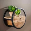 Industrial Hängeregal mit Schublade - Bahirah