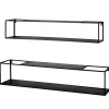 Industrial Hängeregal Set - Estrello (zweiteilig)