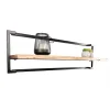 Industrial Wandboard aus Akazie Massivholz - Ian