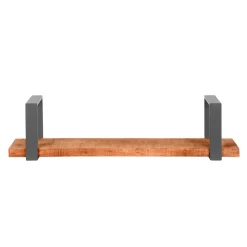 Industrial Wandboard aus Massivholz & Stahl - Vadrus