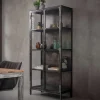 Industrie Design Vitrine mit Doppeltür - Barbarino
