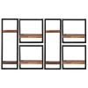 Industry Wandboards aus Altmetall - Mendoza (sechsteilig)