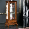 Italienische Vitrine in Nussbaumfarben - Motiz