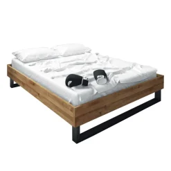 Jugendbett Manzey aus Wildeiche Massivholz