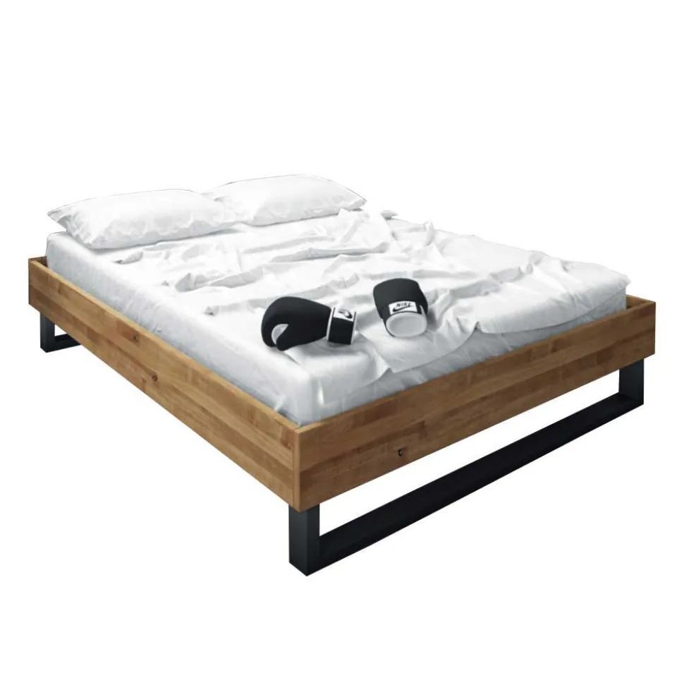 Jugendbett Manzey aus Wildeiche Massivholz