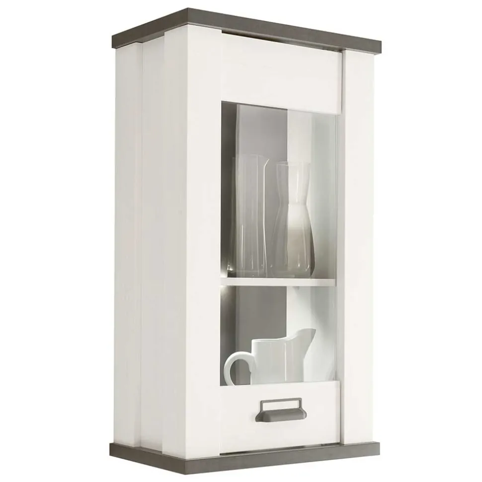 Küche Oberschrank in Weiß & Anthrazit - Eture