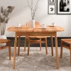 Kernbuche Esszimmertisch mit 90 cm Tiefe - Lana