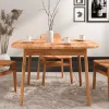 Kernbuche Tisch mit 100 cm Tiefe - Lana