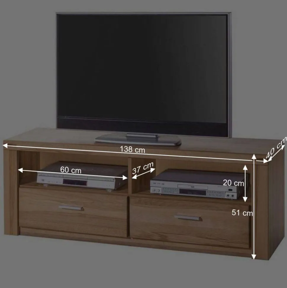 Kernbuche TV Element mit 138cm Länge - Uhelia