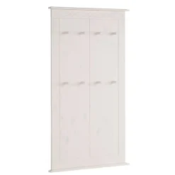 Kiefernholz Wandgarderobe in Weiß - Viorica