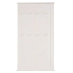 Kiefernholz Wandgarderobe in Weiß - Viorica