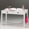 Kinderzimmer Schreibtisch Grandory in Weiß lackiert