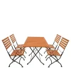 Klappbare Tischgruppe Outdoor - Pecorino (fünfteilig)