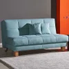 Klappbares Schlafsofa in Türkis Ejawan inkl. loser Kissen