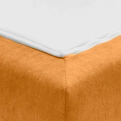 Klappcouch in Ocker mit Eiche - Lyra