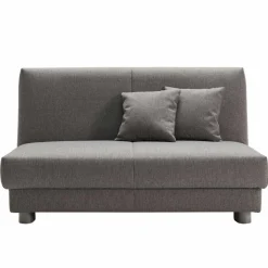 Klappsofa in Hellgrau Jerome mit 120x200 140x200