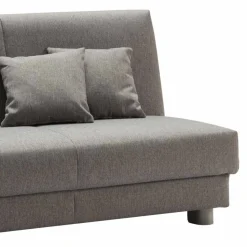 Klappsofa in Hellgrau Jerome mit 120x200 140x200