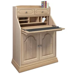 Klassischer Schreibschrank Sekretär aus Eiche - Hamptony