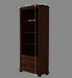 Klassisches Bücherregal mit vier Fächern - Manicos