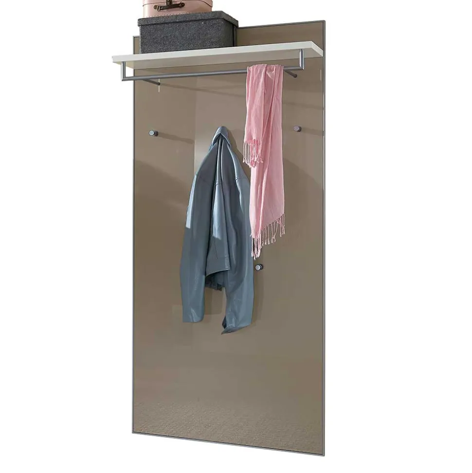 Kleiderpaneel Srocca in Taupe Glas beschichtet