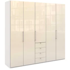 Kleiderschrank für modernes Schlafzimmer in Creme - Zidarie
