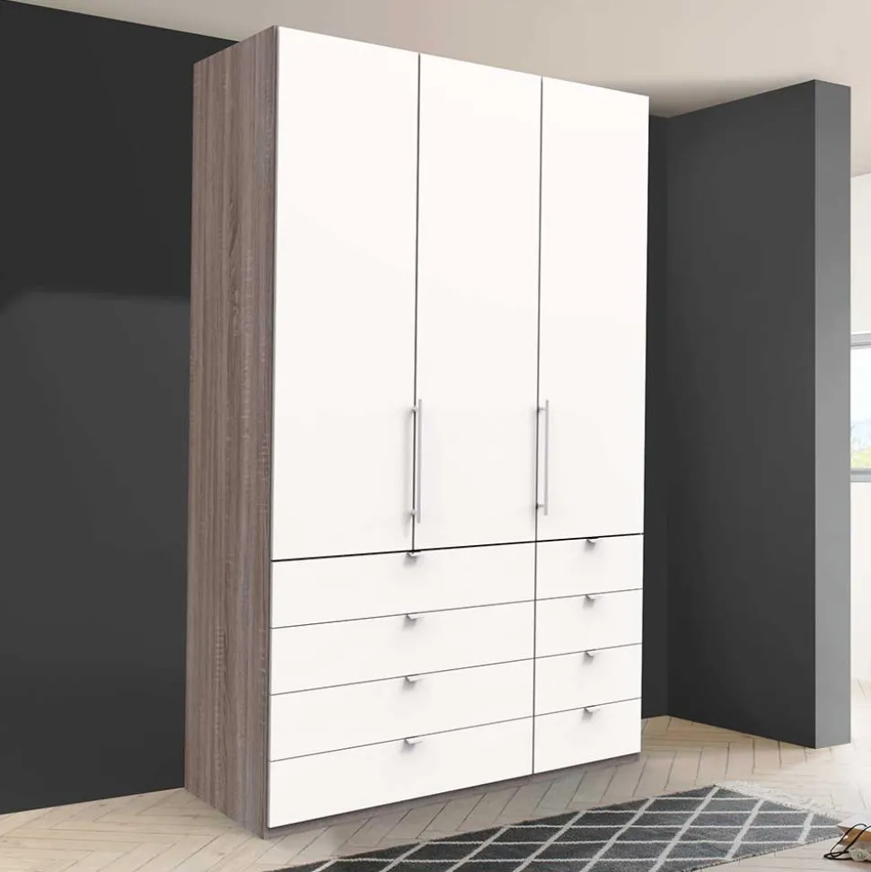 Kleiderschrank fürs Schlafzimmer mit zwei Türen - Tivierto