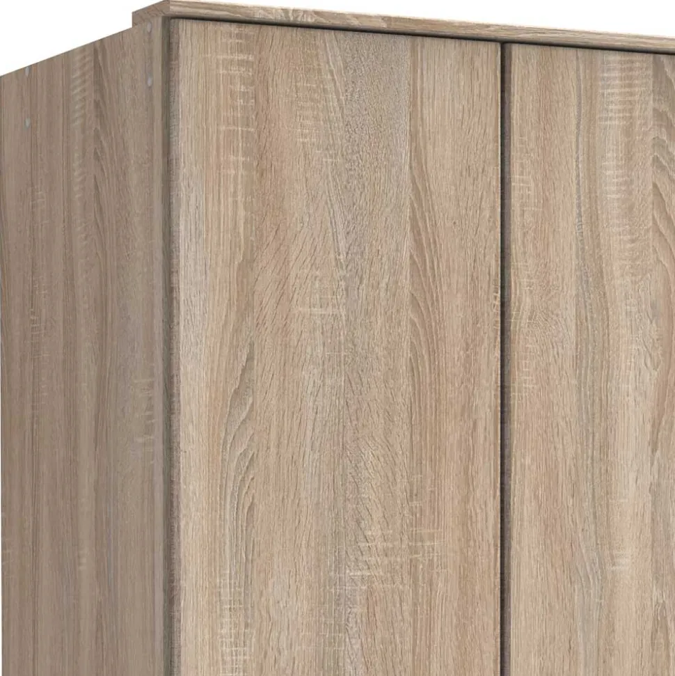 Kleiderschrank in Eiche Sägerau Holzoptik - Citerna