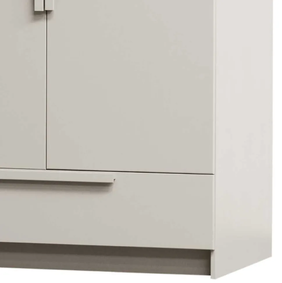 Kleiderschrank in Hellgrau - Anela