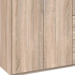 Kleiderschrank in Holzoptik Eiche sägerau - Zayun