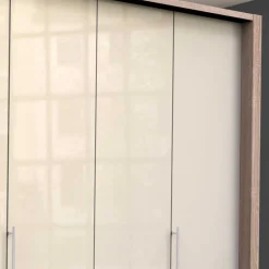 Kleiderschrank mit 12 Schubladen & 3 Falttüren - Rativian