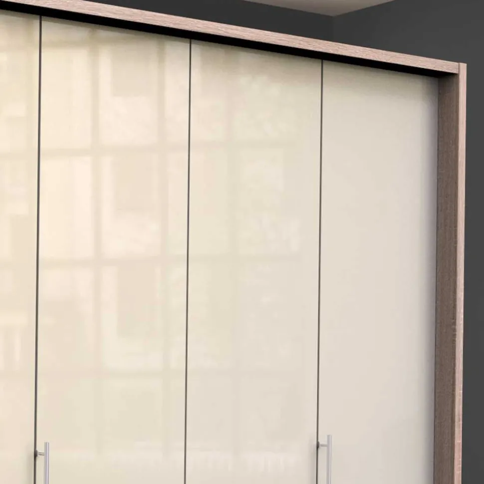 Kleiderschrank mit drei Schubladen & Falttüren - Rativian II