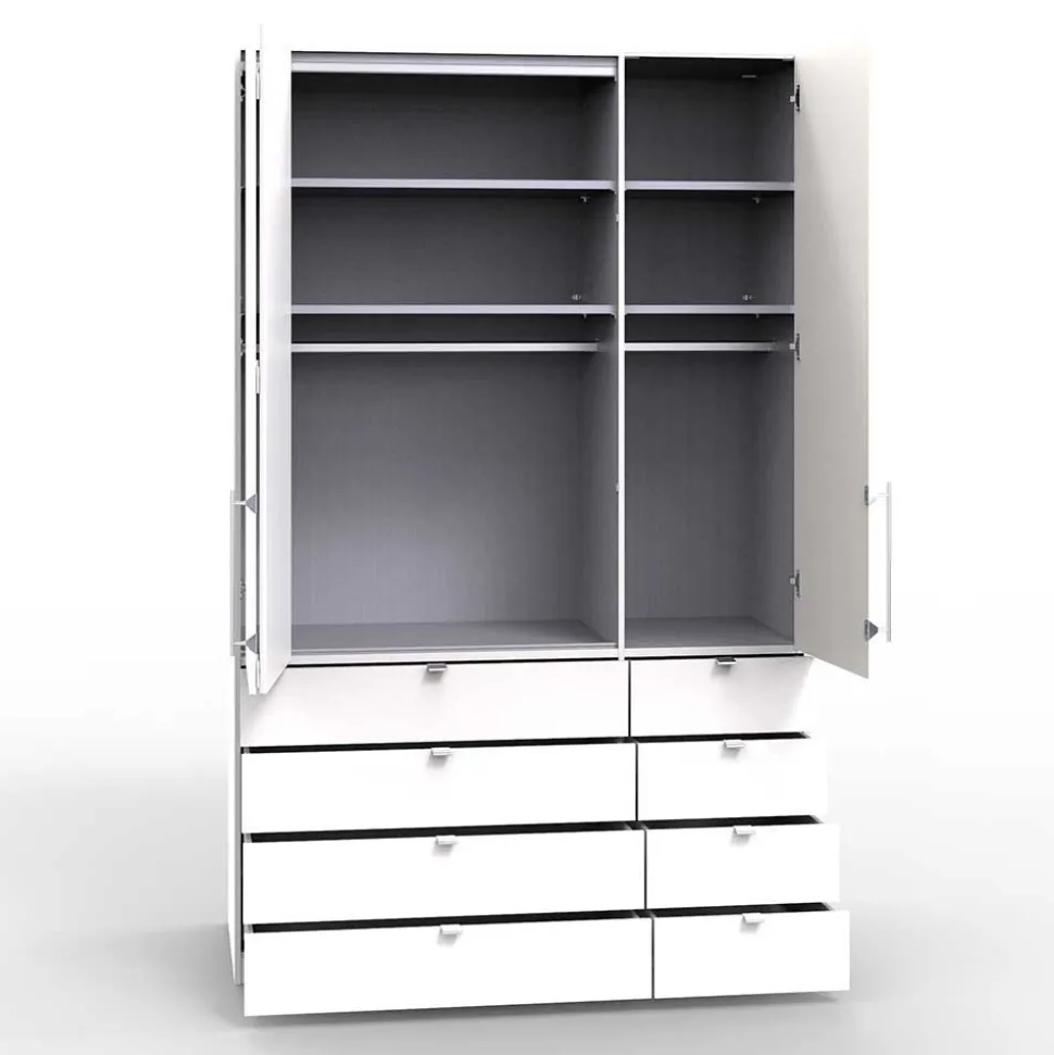 Kleiderschrank mit Gleittür & Schubladen - Zidarie