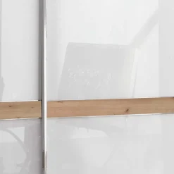 Kleiderschrank mit Schwebetüren in Weiß - Tessina