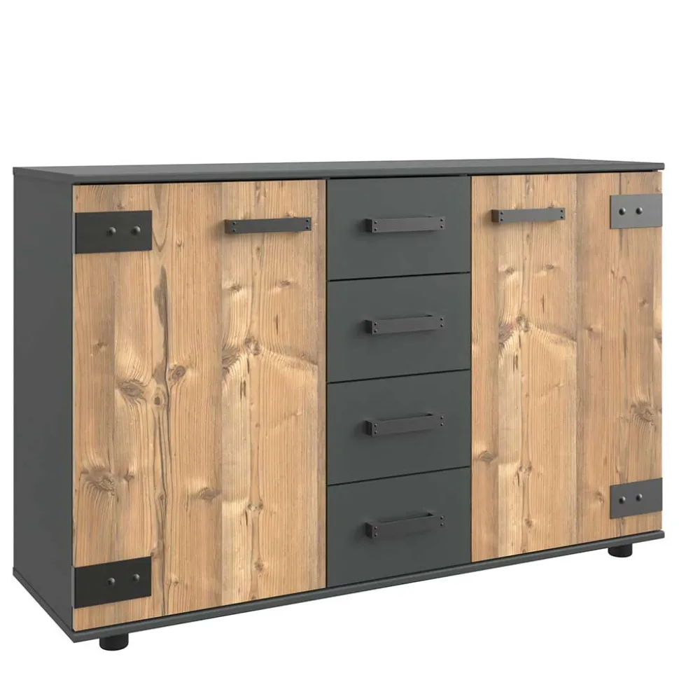 Kleines Sideboard in Tannen Dekor - Ardila
