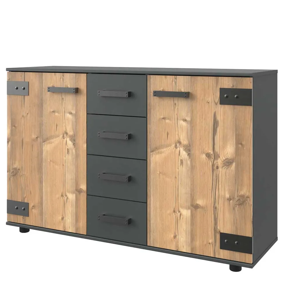 Kleines Sideboard in Tannen Dekor - Ardila