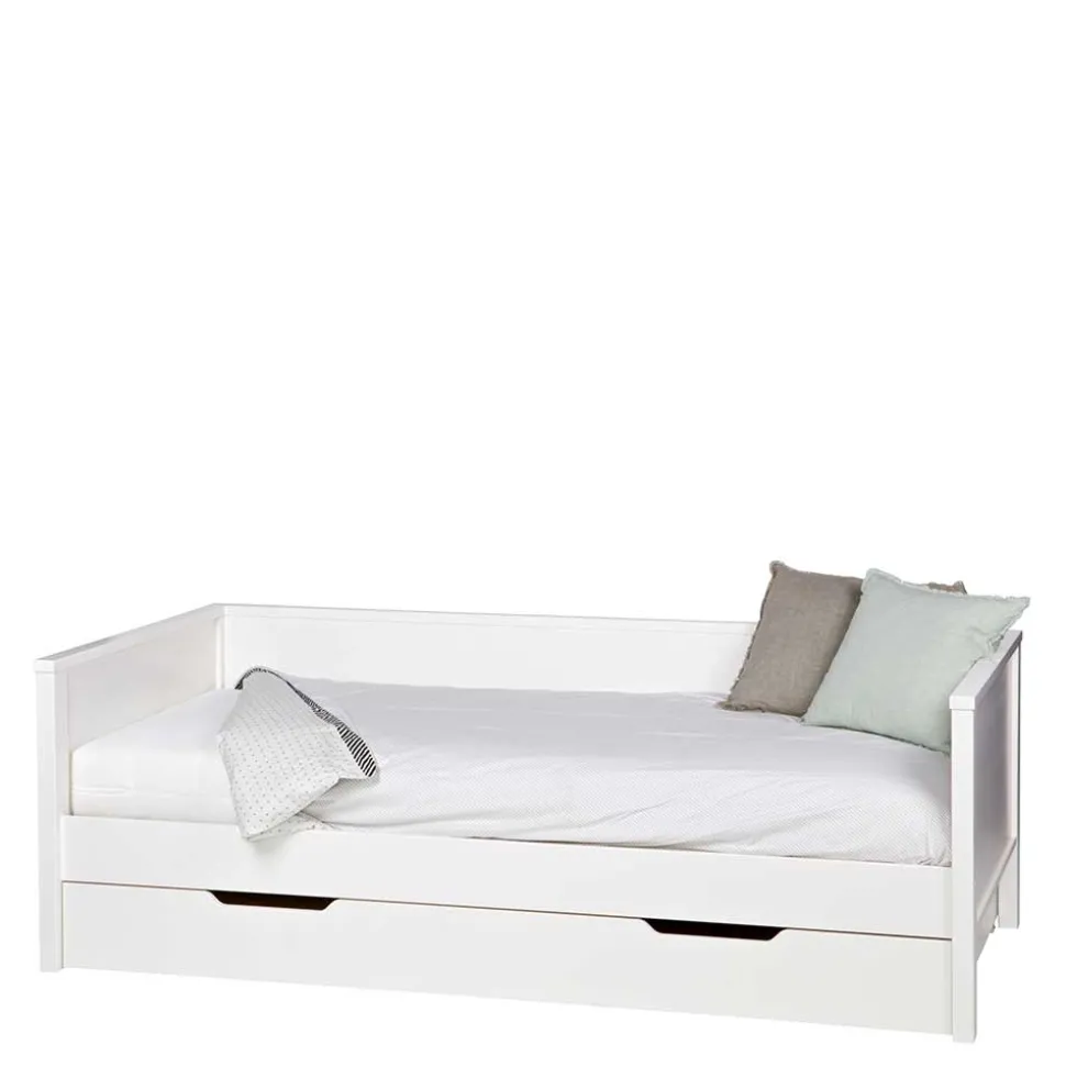 Kojenbett aus Kiefer massiv in Weiß - Blowering