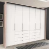 Kombi Kleiderschrank mit Schubkästen und Falttüren - Vaclyn